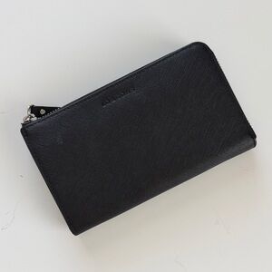 Lo & Sons Magnolia Black Leather Wallet